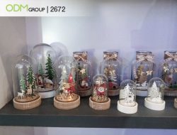 Wooden Snow Globes