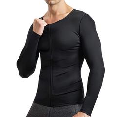 Brabic Men Compression Shirts Long Sleeves with Zipper – BRABIC