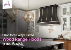 Shop for Quality Curved Wood Range Hoods from Hoodsly