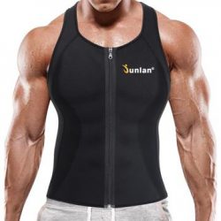 Junlan Hot Sauna Closure Zipper Vest