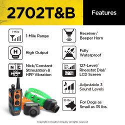 2702T&B TRAINING AND BEEPER | DOGTRA