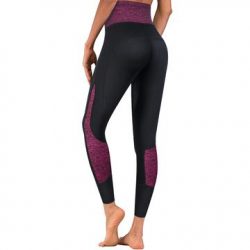 High Waist Sauna Sweat Capri Leggings Pants