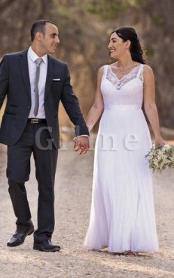 Abito da Sposa Sexy A Terra con Applique Tubino Oversize – Gillne.it