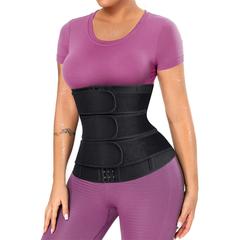 BRABIC Sauna Workout Waist Trainer with 3 Straps