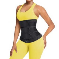 Nebility Women Workout Waist Trainer with 3 Straps