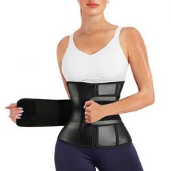 Nebility Women’s Waist Trainer Black & Breathable