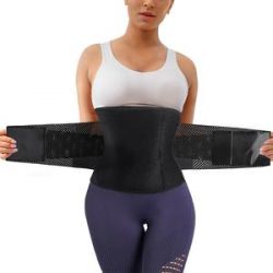 Neoprene Women Waist Trainer Sweat Shaper Back Support Band – Nebility