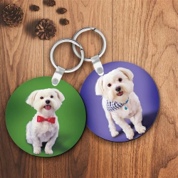 （Buy 2 Get 1 Free）Custom Photo Keychain Round Shape