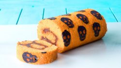 Spooky Skull Swiss Roll | Tastemade