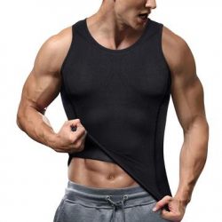 Junlan Men Tummy Seamless Compression Vest