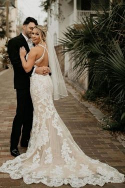 Elegante Brautkleider Meerjungfrau | Spitze Hochzeitskleider Günstig