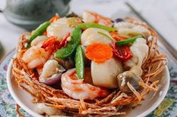 Chinese Seafood Bird Nest