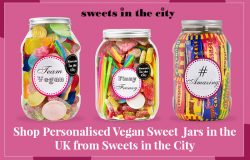 Shop Personalised Vegan Sweet Jars in the UK from Sweets in the City