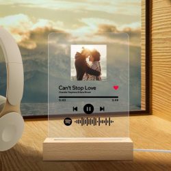 Custom Spotify Code Acrylic 3D Night Light Personalized Photo