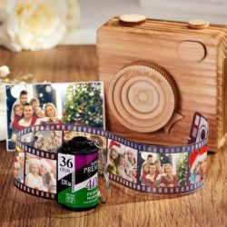 Fuji Film Roll keychain Custom Recycled Camera Roll Multiphoto Gifts for Family