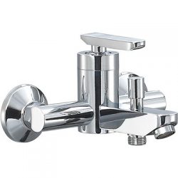 3106-10 brass faucet single lever hot/cold water wall-mounted bathtub mixer