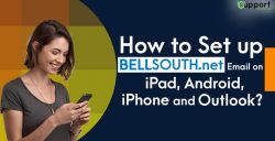 How can I set Bellsouth email on iPhone?