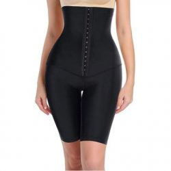 Women waist trainer body shaper shorts hi-waist shapewear pants tummy control