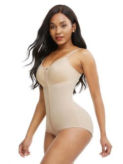 FeelinGirl Plus Size Body Shaper For Women Slimming Bodysuit