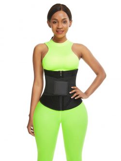 FeelinGirl Zip Up Neoprene Gym Waist Trainer For Weight Loss