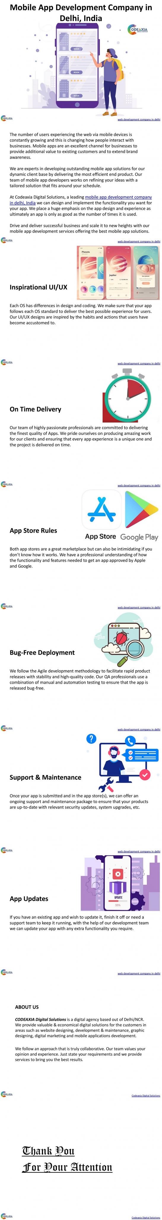 Mobile App Development Company in Delhi, India