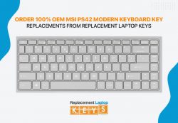 Order 100% OEM MSI PS42 Modern Keyboard Key Replacements from Replacement Laptop Keys