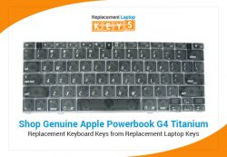 Shop Genuine Apple Powerbook G4 Titanium Replacement Keyboard Keys from Replacement Laptop Keys