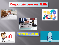 Skills Required For Corporate Lawyer | Franklin I. Ogele