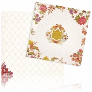 Square Padded Premium Floral Wedding Card – KNPO5509W