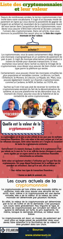 Les avant-gardes de la cryptomonnaie