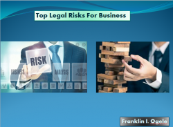 Top Legal Risks For Business | Franklin I. Ogele