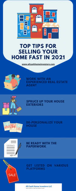 Top Tips For Selling Your Home Fast In 2021