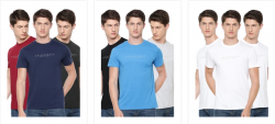 Buy BASICS Men’s T-Shirt (Pack of 3) at Ramraj Cotton