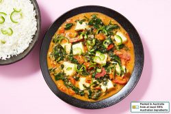 Indian Haloumi and Spinach Curry