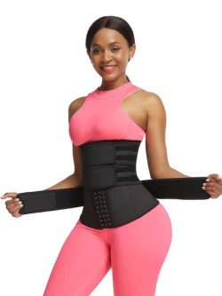 Womens Latex Waist Trainer with Hooks | Best Waist Trimmer for Women