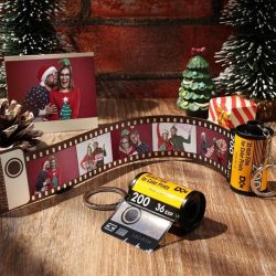 Custom Camera Roll Keyring Personalized Photo Keychain Camera Roll Kodak Keychain Christmas Gifts