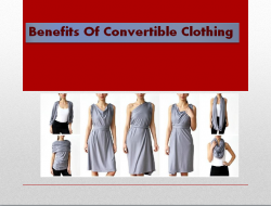 Benefits Of Convertible Clothing