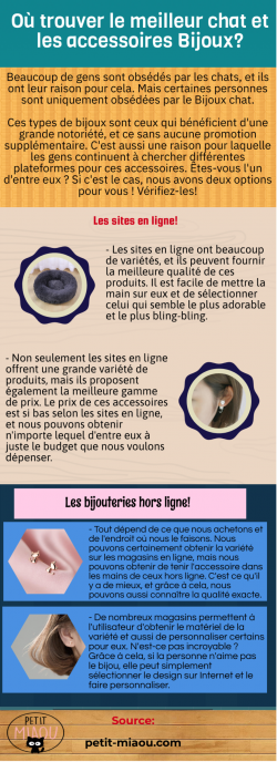 Bijoux Chat-Doit prendre soin de ses choix