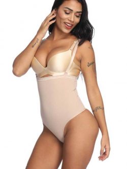 FeelinGirl Plus Size Slimming Bodysuits For Women Thong Shapewear