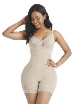 FeelinGirl Women Lace Shapewear Bodysuit Body Shaping Underwear