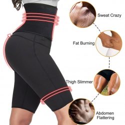 FeelinGirl Women High Waist Tummy Control Neoprene Slimming Pants