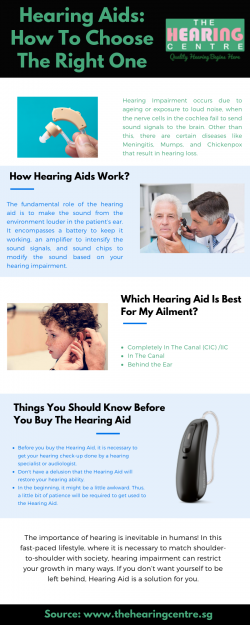 Hearing Aids: How To Choose The Right One