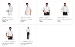 Men’s Linen White Shirts | Ramraj Cotton