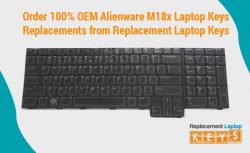 Order 100% OEM Alienware M18x Laptop Keys Replacements from Replacement Laptop Keys