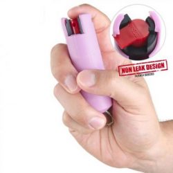 1/2 OZ PEPPER SPRAY W/PINK HARDCASE AND KEYRING