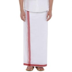 POUND FANCY DHOTI – MAROON