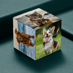 Custom Photo Rubik’s Cube Lovely Pet Gift DIY Multiphoto Cube