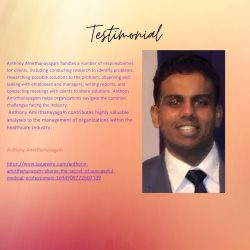 Anthony Amirthanayagam – Amazing Medical And Health Professional