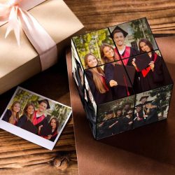 Custom DIY Magic Folding Graduation Photo Rubik’s Cube