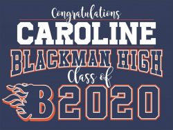 Deluxe Class of 2020 Graduation Yard Signs